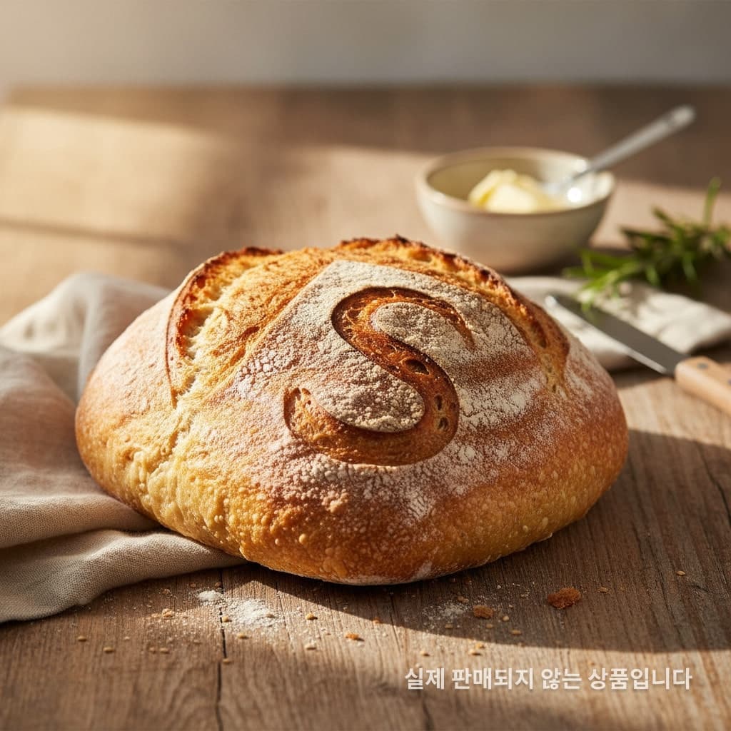 천연발효종 통밀 사워도우