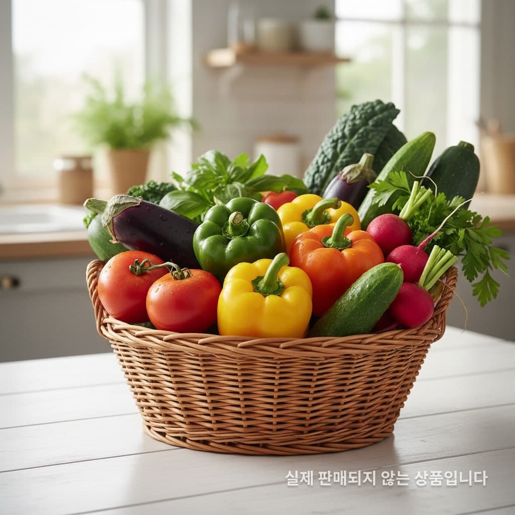 제철 유기농 신선 채소 박스